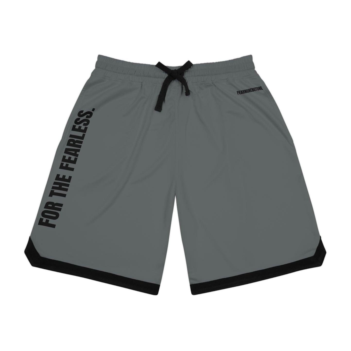 FNB-ONE Grey Basketball Rib Shorts