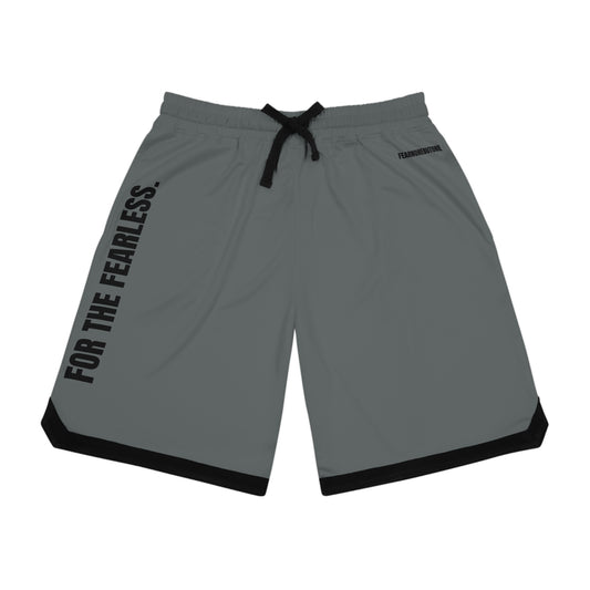FNB-ONE Grey Basketball Rib Shorts