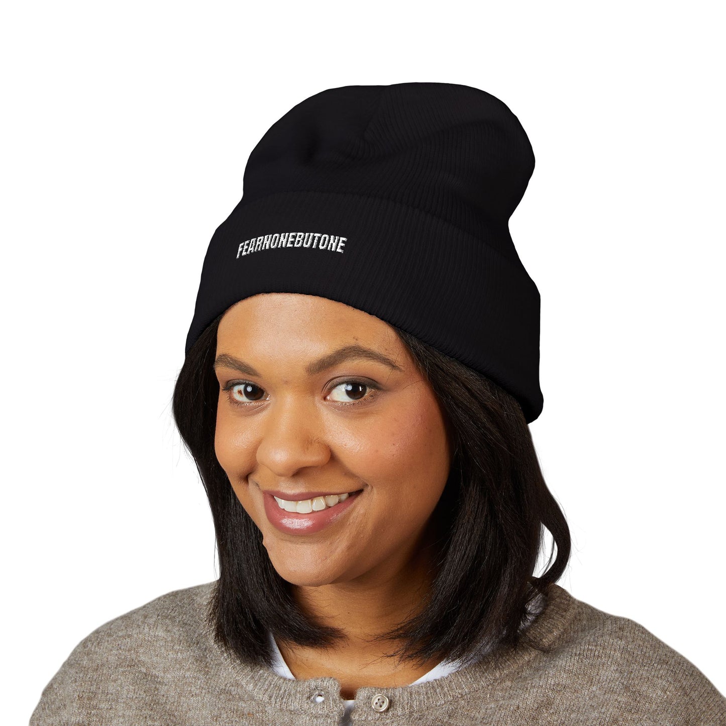 FNB-ONE Classic Embroidered Cuffed Beanie