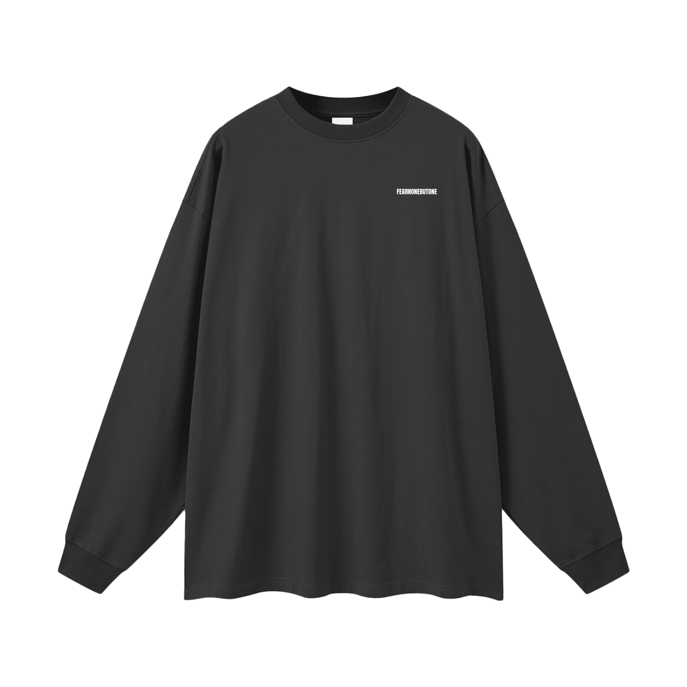 Unisex Oversized Long Sleeve Tee - Dark Colours