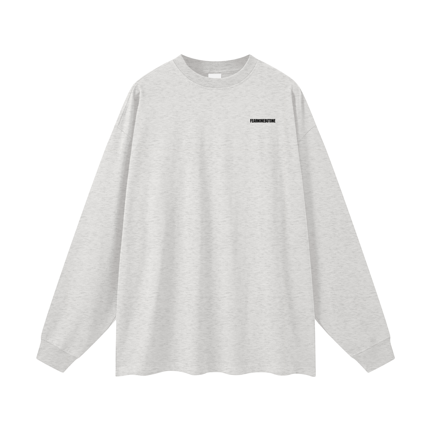 Unisex Oversized Long Sleeve Tee - Light Colours