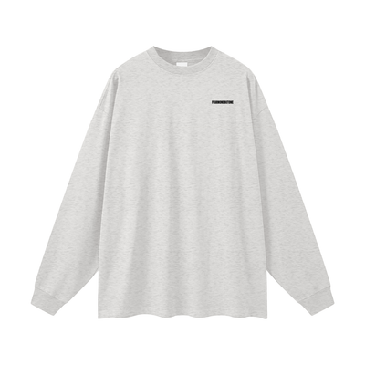 Unisex Oversized Long Sleeve Tee - Light Colours