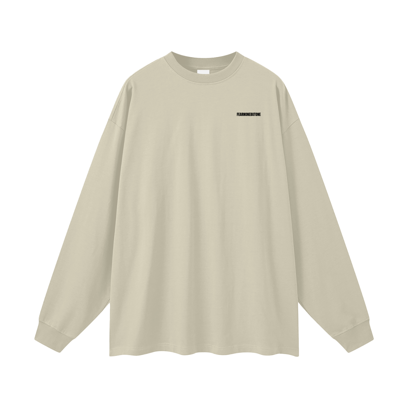 Unisex Oversized Long Sleeve Tee - Light Colours